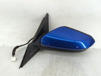 2016-2021 Honda Civic Driver Left Side View Manual Door Mirror Blue - Oemusedautoparts1.com