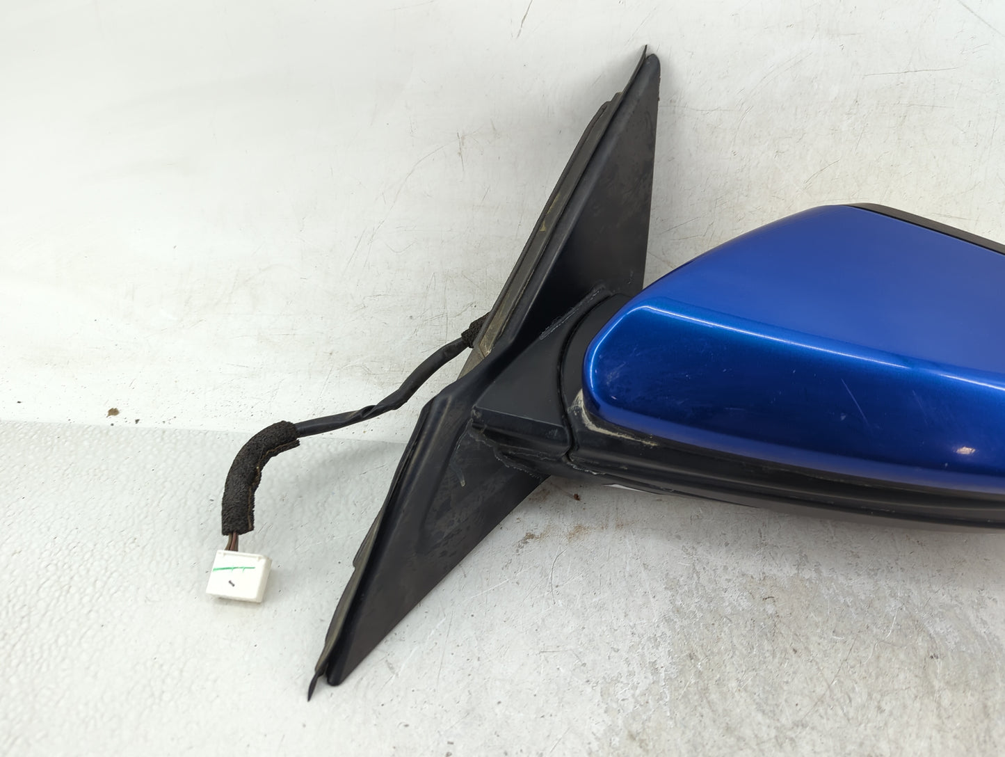 2016-2021 Honda Civic Driver Left Side View Manual Door Mirror Blue - Oemusedautoparts1.com