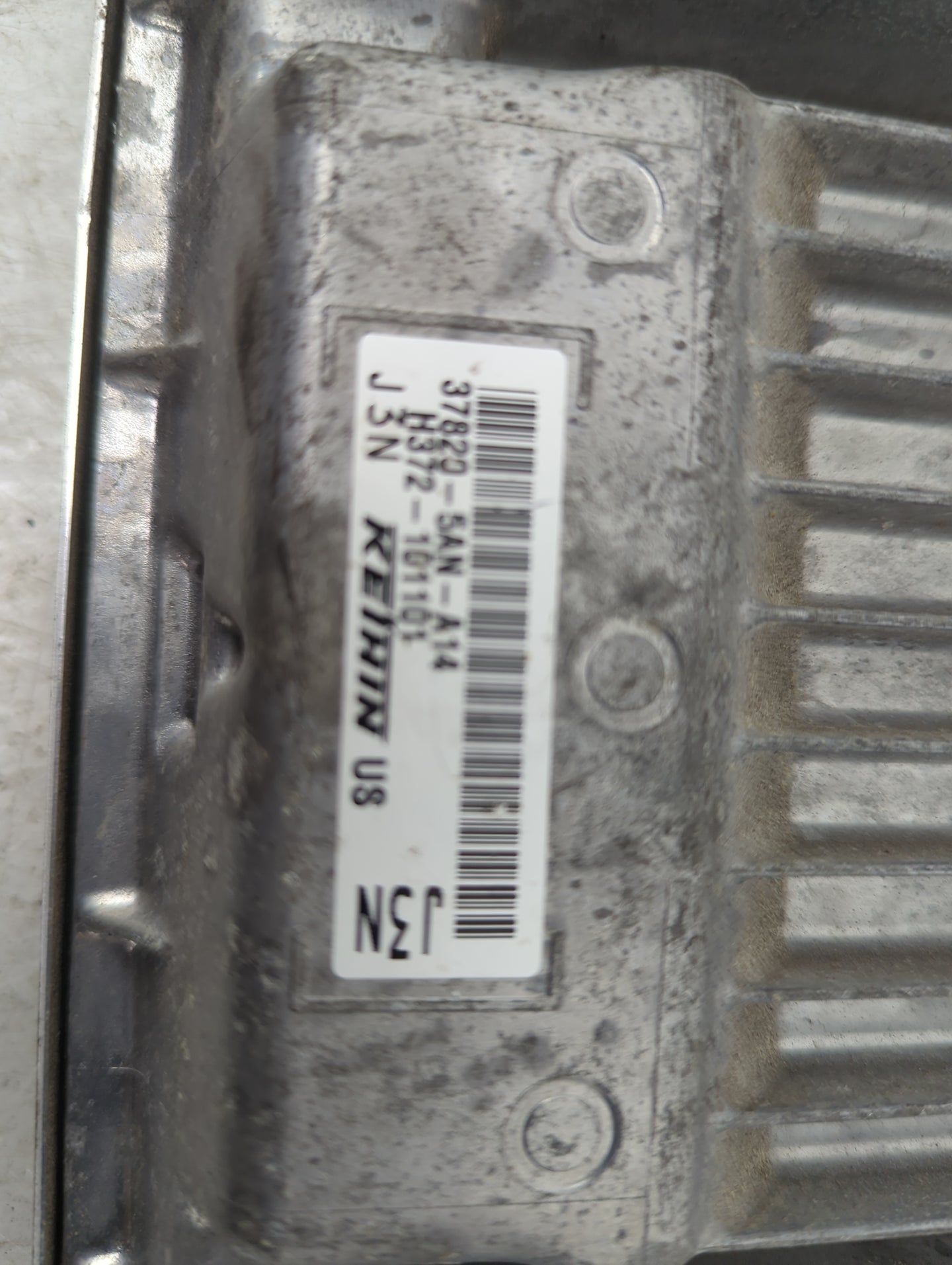 2018 Honda Civic PCM Engine Control Computer ECU ECM PCU OEM P/N:37820-5AN-A14 Fits OEM Used Auto Parts - Oemusedautoparts1.