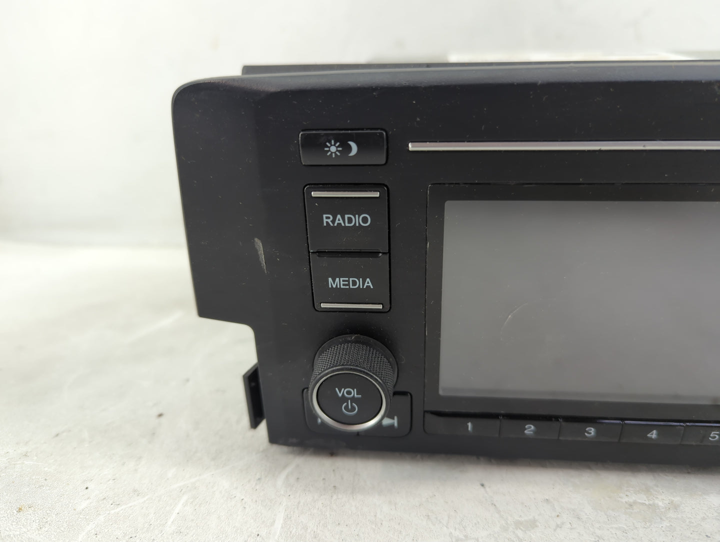 2017 Honda Civic Radio AM FM Cd Player Receiver Replacement P/N:39100-TBA-A11 CV-VH55E0GX Fits OEM Used Auto Parts - Oemused