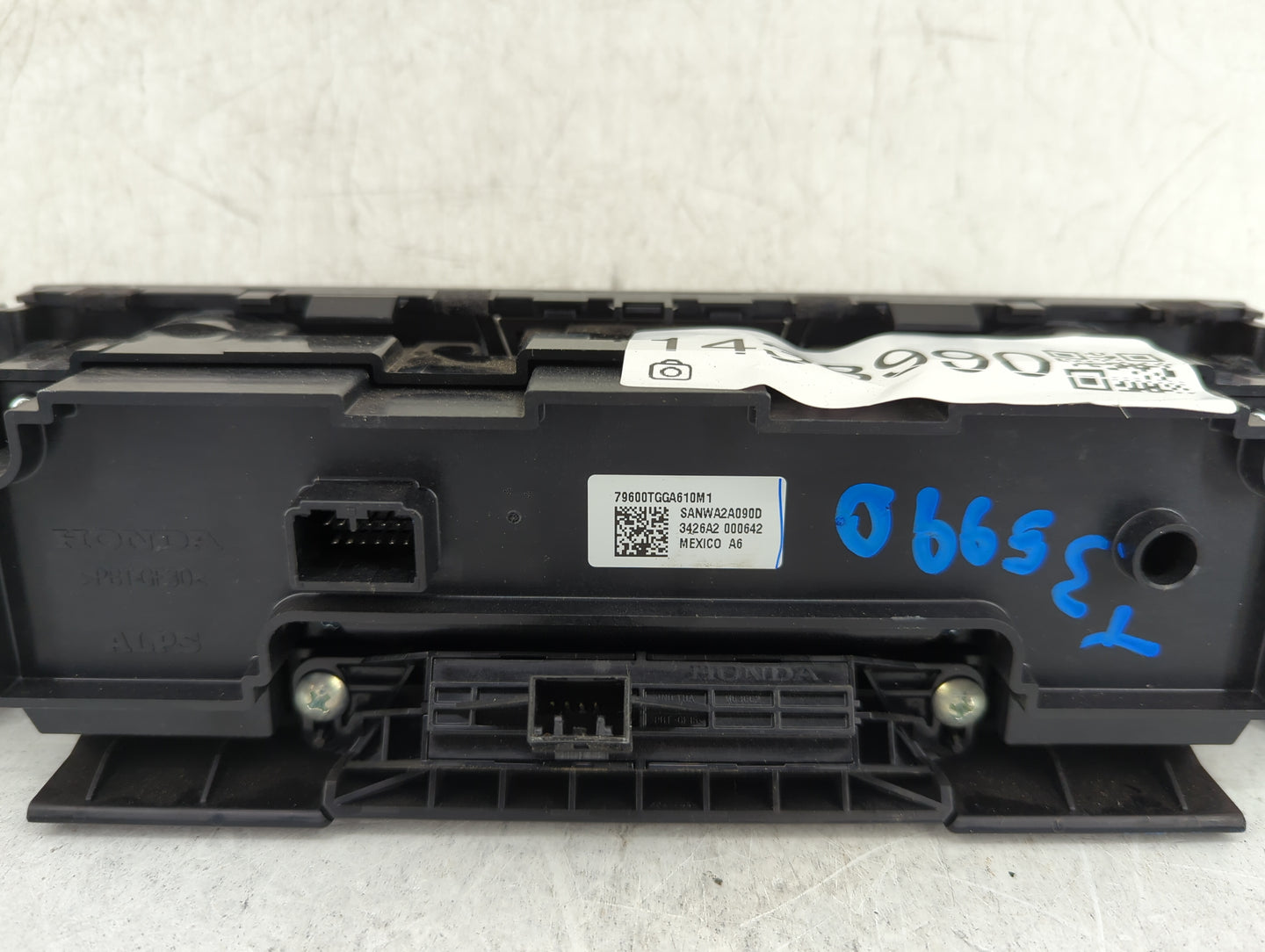 2017-2018 Honda Civic Climate Control Module Temperature AC/Heater Replacement P/N:79600TGGA610M1 Fits Fits 2017 2018 OEM Us