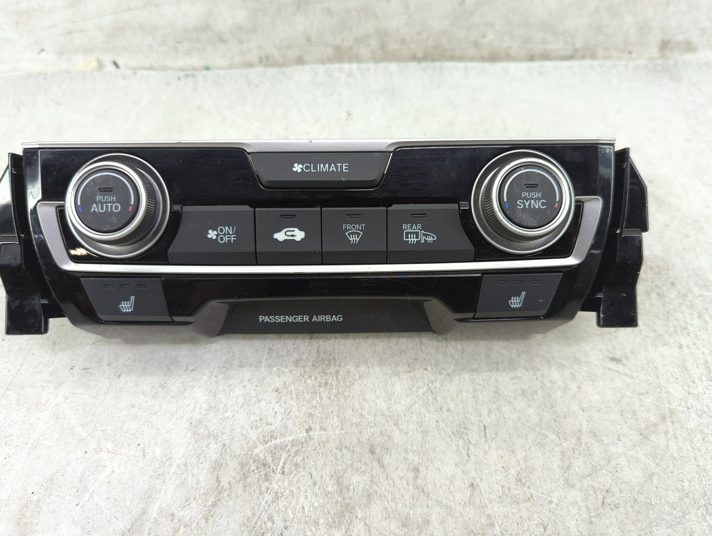 2016-2018 Honda Civic Climate Control Module Temperature AC/Heater Replacement P/N:79600TBAA611M1 SANWA2A077G Fits OEM Used 