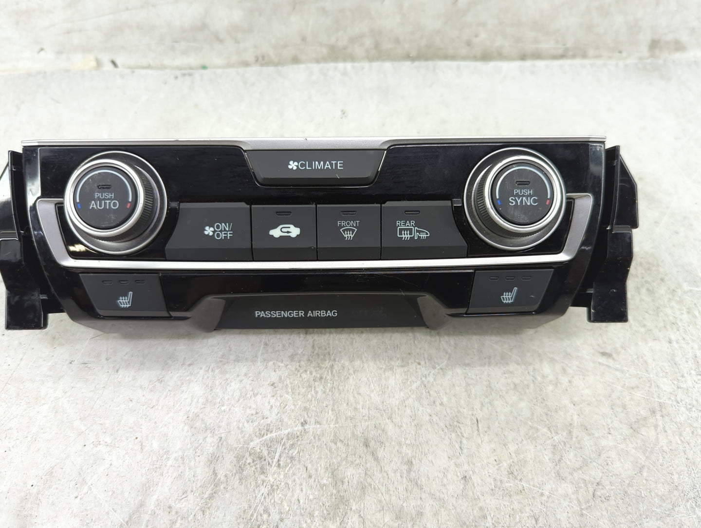 2016-2018 Honda Civic Climate Control Module Temperature AC/Heater Replacement P/N:79600TBAA611M1 SANWA2A077G Fits OEM Used 