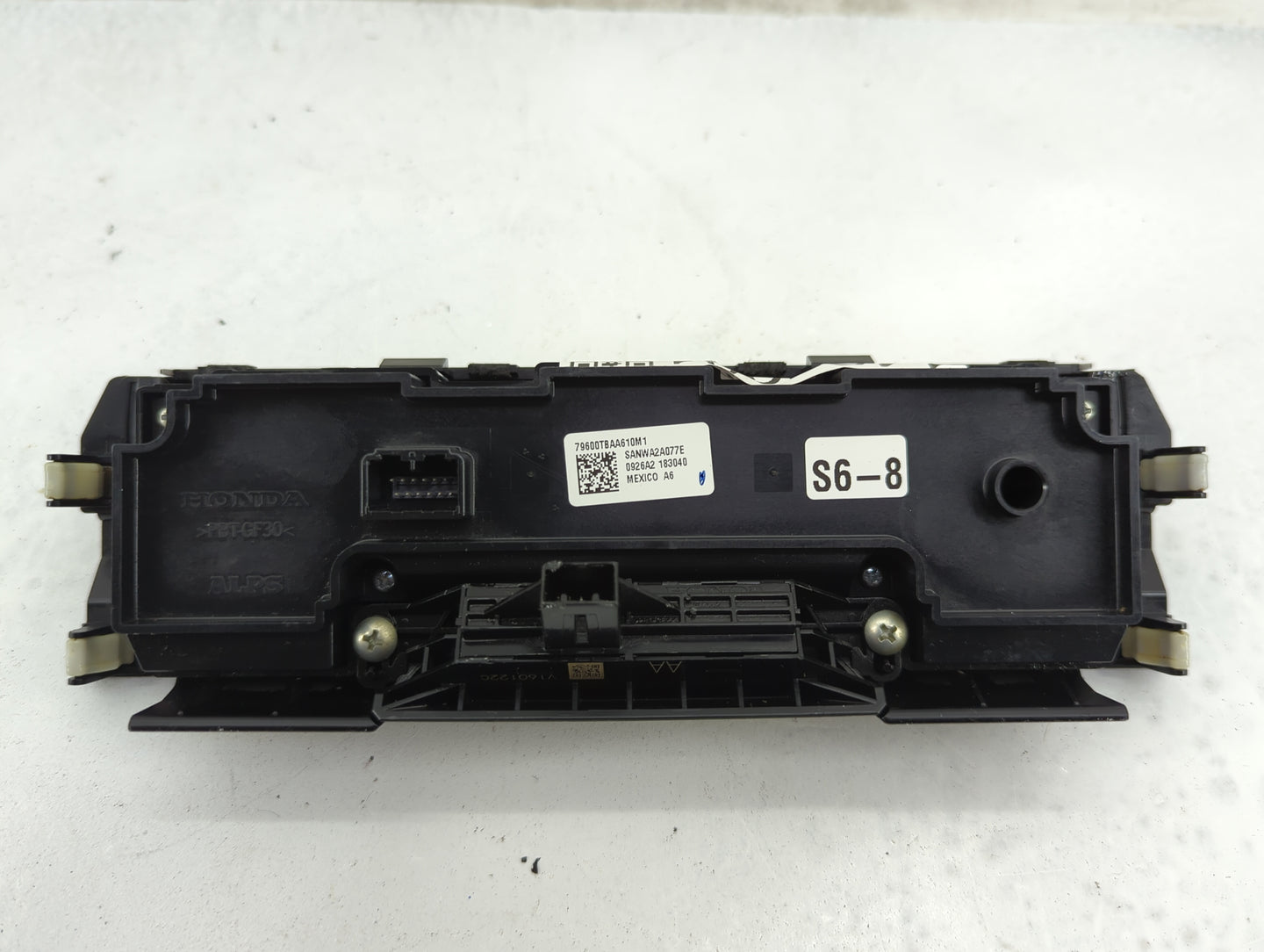 2016-2018 Honda Civic Climate Control Module Temperature AC/Heater Replacement P/N:79600TBAA611M1 SANWA2A077G Fits OEM Used 
