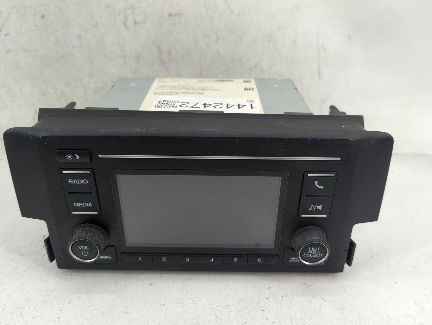2017 Honda Civic Radio AM FM Cd Player Receiver Replacement Fits OEM Used Auto Parts - Oemusedautoparts1.com