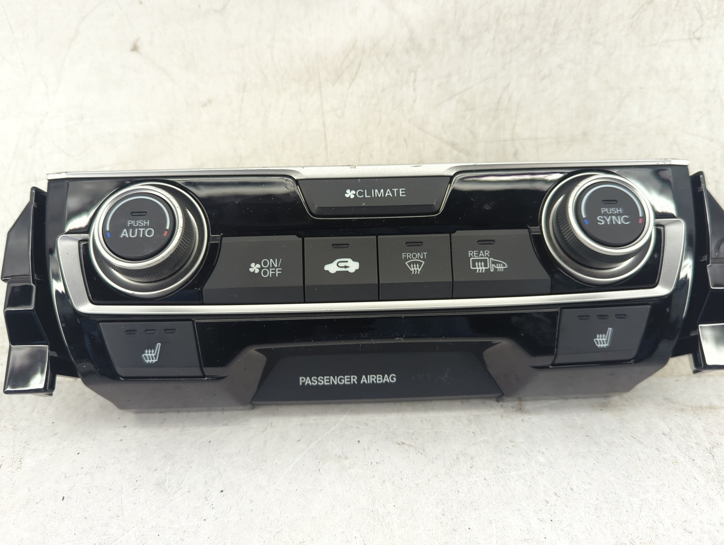 2016-2018 Honda Civic Climate Control Module Temperature AC/Heater Replacement P/N:79600TBAA611M1 SANWA2A077G Fits OEM Used 