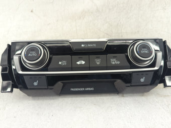 compare product 2016-2018 Honda Civic Climate Control Module Temperature AC/Heater Replacement P/N:79600TBAA611M1 SANWA2A077G Fits OEM Used Auto Parts