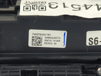 2016-2018 Honda Civic Climate Control Module Temperature AC/Heater Replacement P/N:79600TBAA611M1 SANWA2A077G Fits OEM Used 