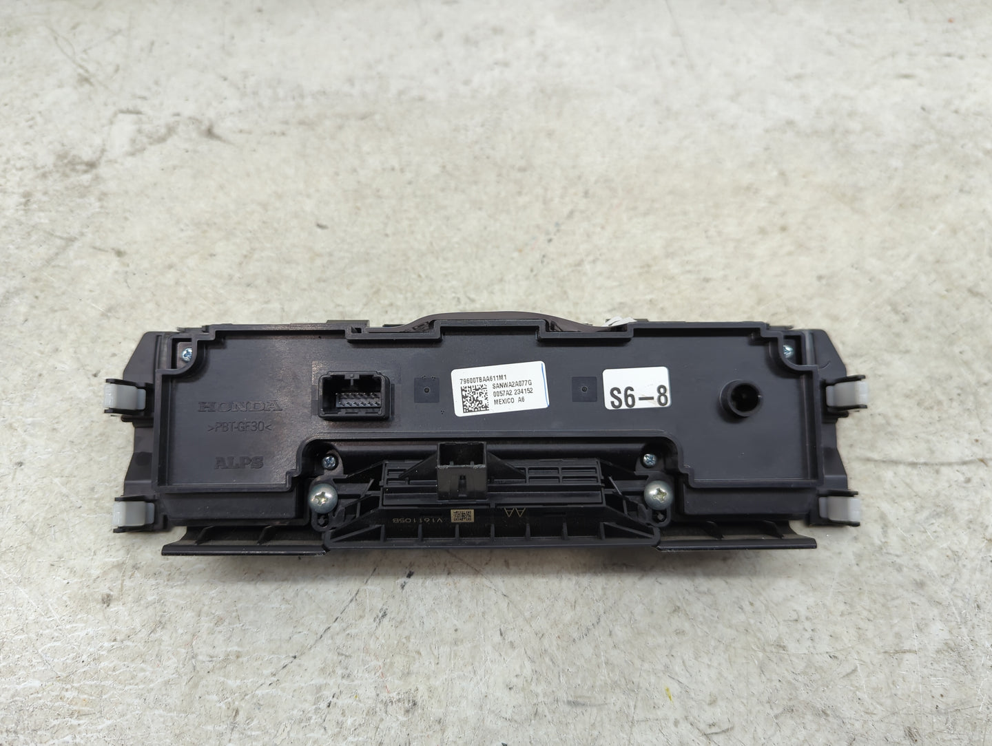 2016-2018 Honda Civic Climate Control Module Temperature AC/Heater Replacement P/N:79600TBAA611M1 SANWA2A077G Fits OEM Used 