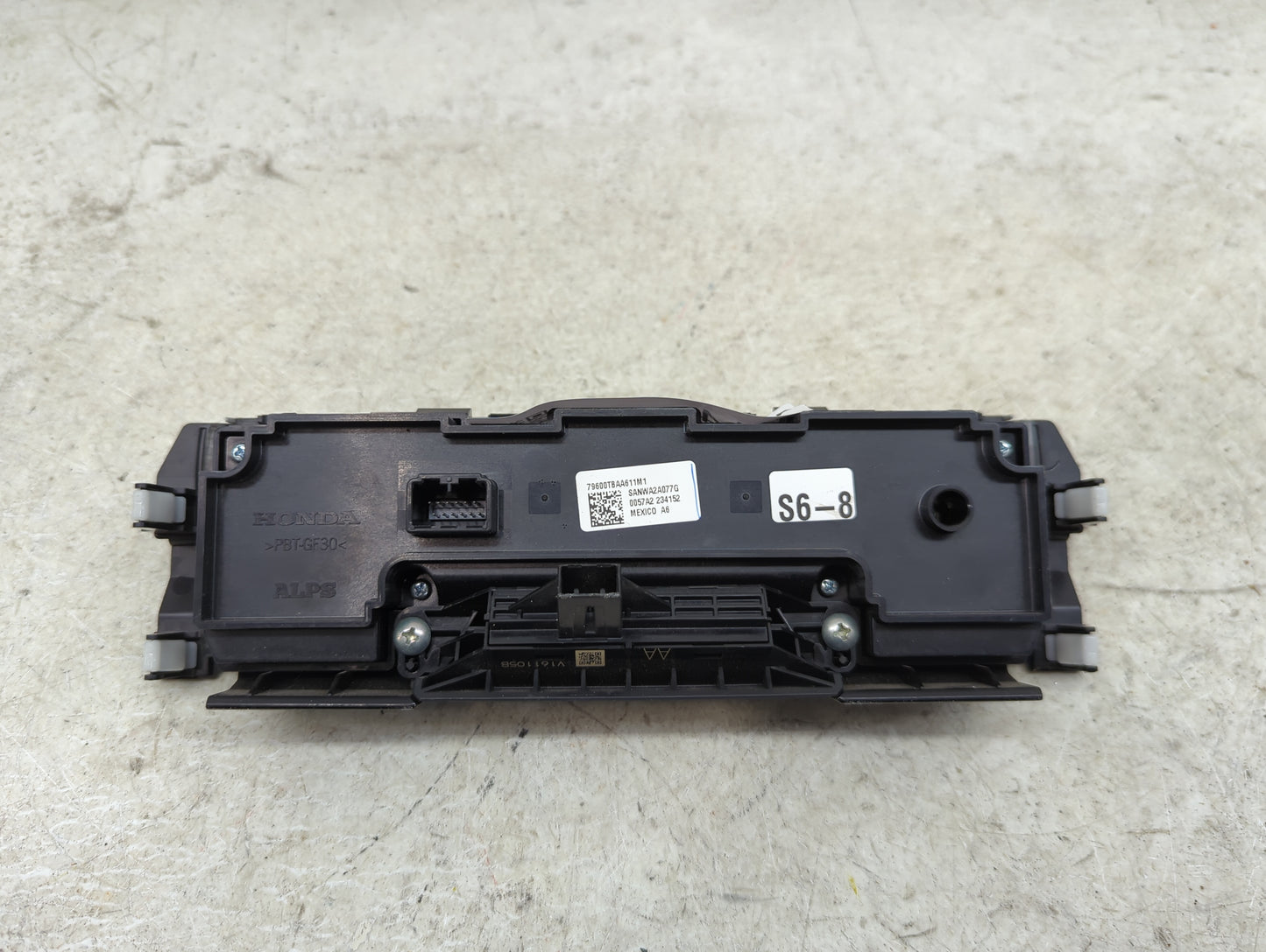 2016-2018 Honda Civic Climate Control Module Temperature AC/Heater Replacement P/N:79600TBAA611M1 SANWA2A077G Fits OEM Used 