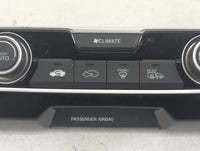 2016-2021 Honda Civic Climate Control Module Temperature AC/Heater Replacement P/N:79600TBAA311M1 SANWA2A080G Fits OEM Used 