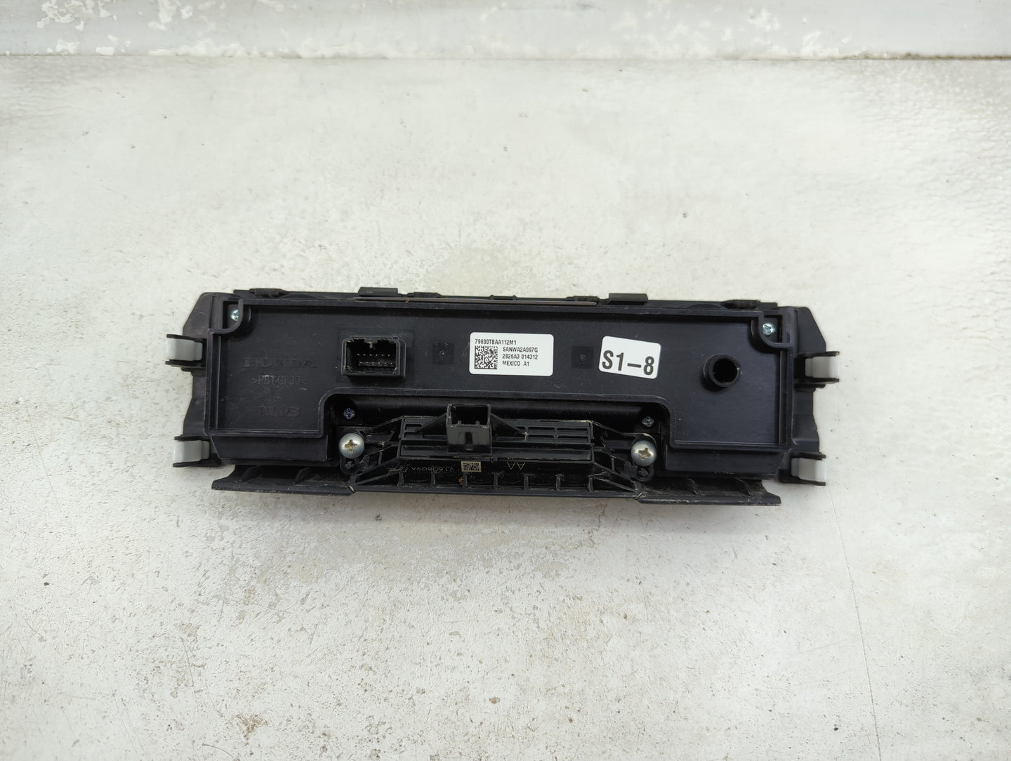2017 Honda Civic Climate Control Module Temperature AC/Heater Replacement P/N:SANWA2A097G 79600TBAA112M1 Fits OEM Used Auto 
