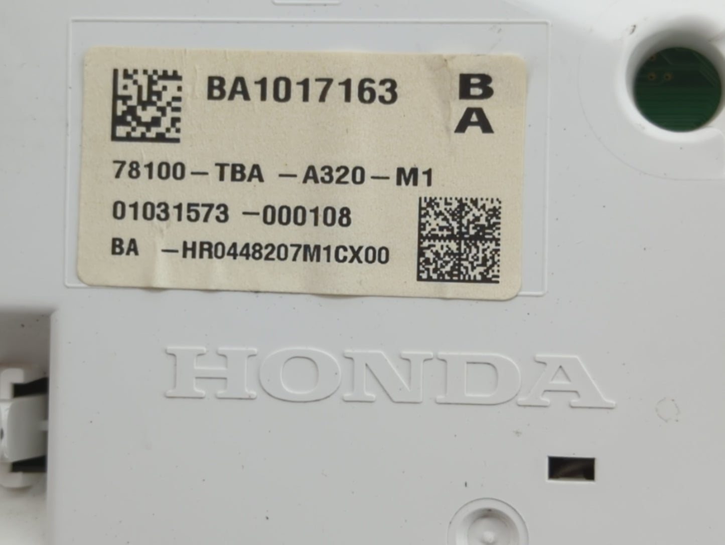 2016-2018 Honda Civic Instrument Cluster Speedometer Gauges P/N:78100-TBA-A320-M1 BA1017163 Miles: Fits Fits 2016 2017 2018 