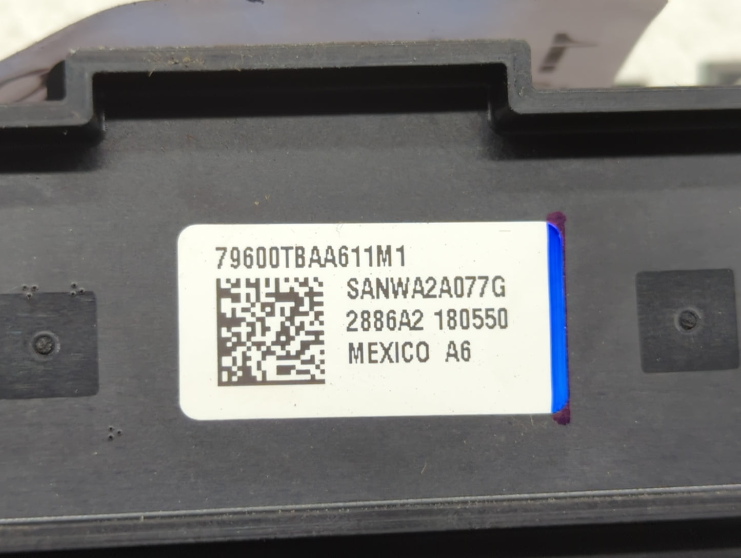 2016-2018 Honda Civic Climate Control Module Temperature AC/Heater Replacement P/N:79600TBAA611M1 Fits Fits 2016 2017 2018 O