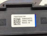 2016-2018 Honda Civic Climate Control Module Temperature AC/Heater Replacement P/N:79600TBAA611M1 Fits Fits 2016 2017 2018 O