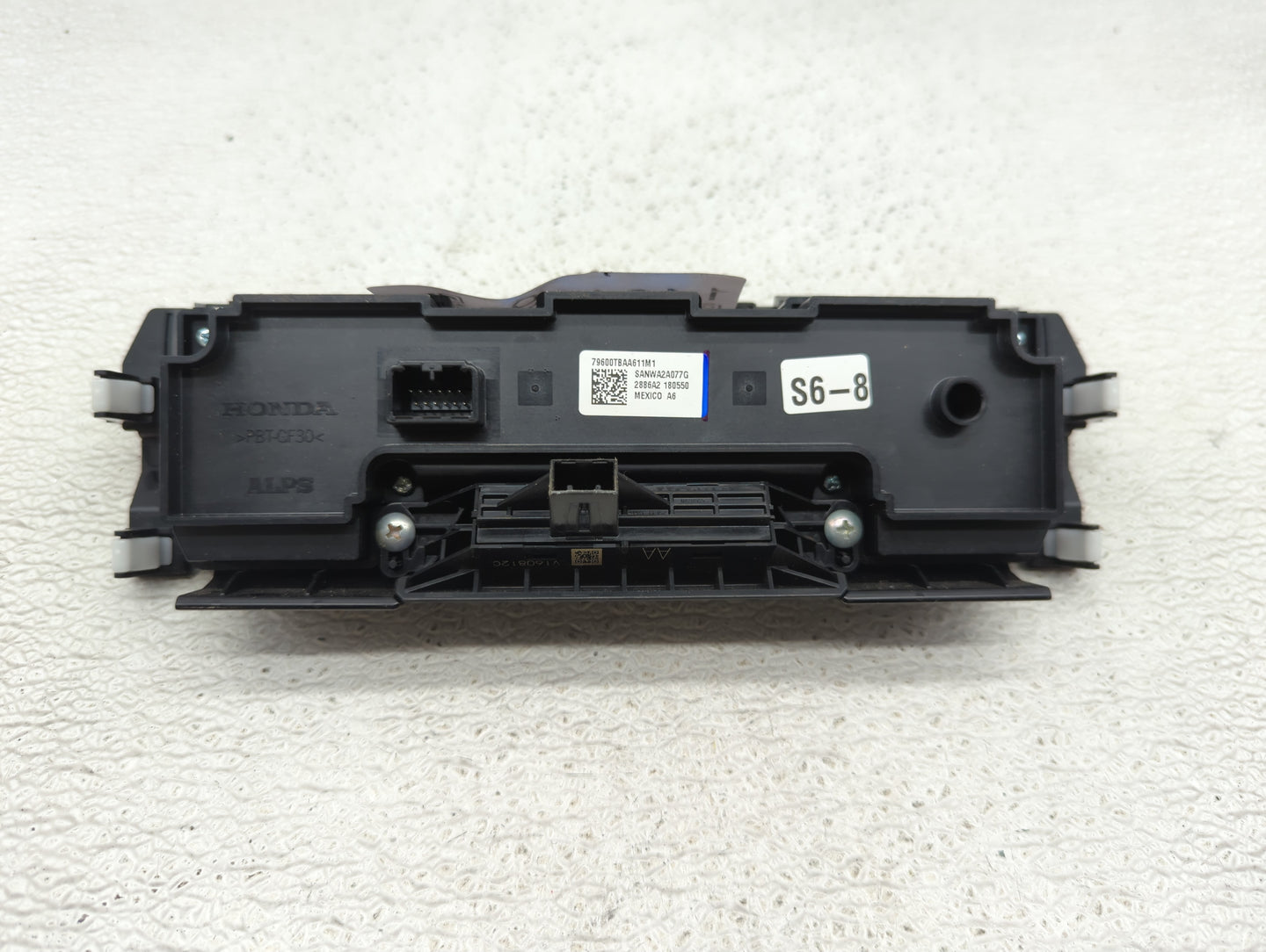 2016-2018 Honda Civic Climate Control Module Temperature AC/Heater Replacement P/N:79600TBAA611M1 Fits Fits 2016 2017 2018 O