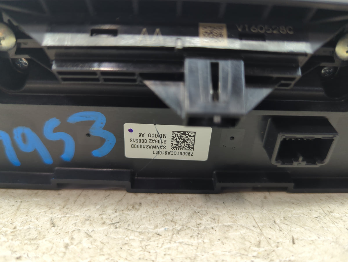 2017-2018 Honda Civic Climate Control Module Temperature AC/Heater Replacement P/N:79600TGGA610M1 SANWA2A090D Fits Fits 2017
