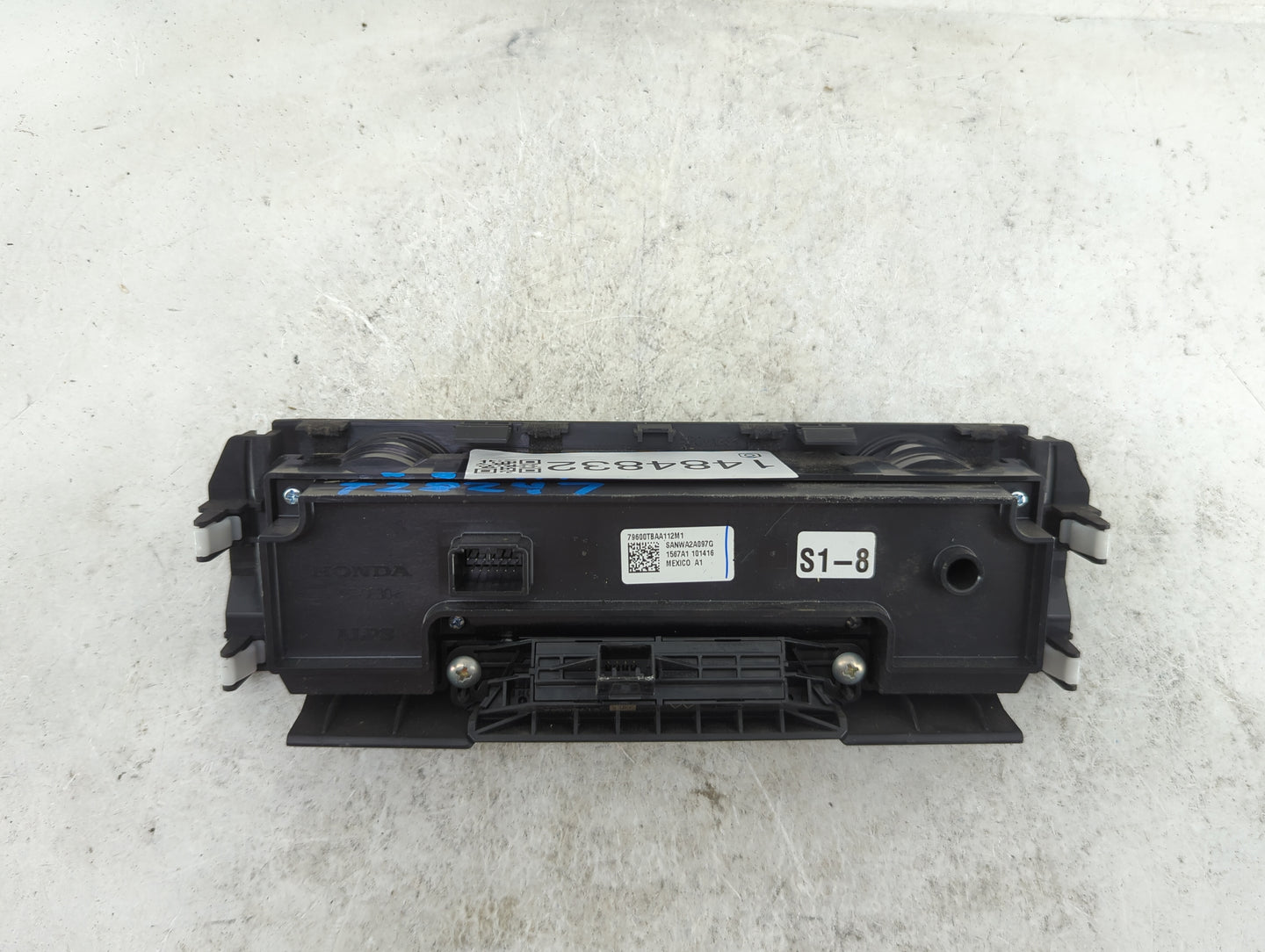 2016-2021 Honda Civic Climate Control Module Temperature AC/Heater Replacement P/N:79600TBAA112M1 SANWA2A097G Fits OEM Used 