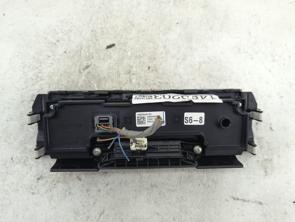 2016-2018 Honda Civic Climate Control Module Temperature AC/Heater Replacement P/N:79600TBAA611M1 SANWA2A077G Fits OEM Used 