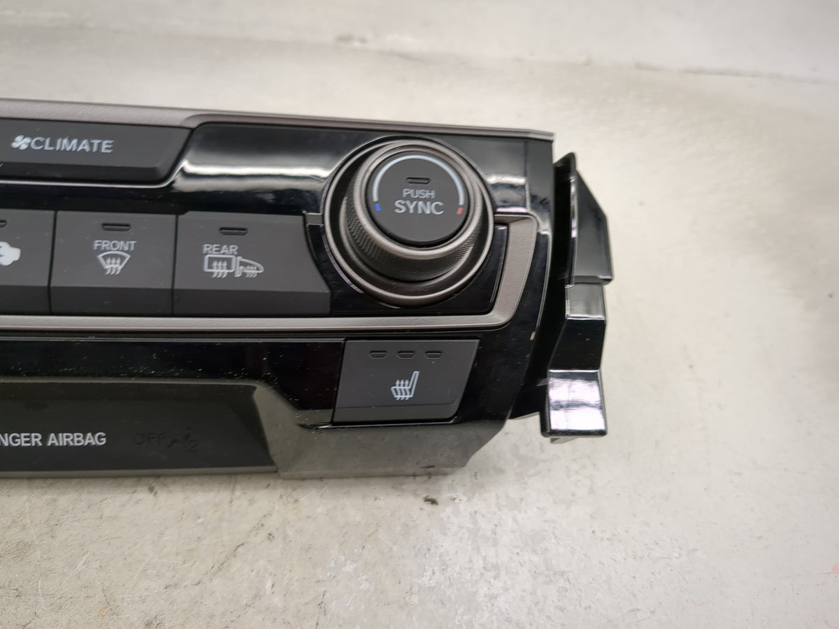 2016-2018 Honda Civic Climate Control Module Temperature AC/Heater Replacement P/N:79600TBAA611M1 SANWA2A171B Fits OEM Used 