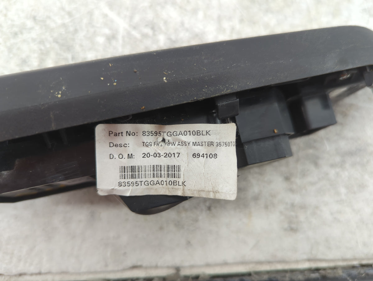 2017-2021 Honda Civic Master Power Window Switch Replacement Driver Side Left P/N:83595TGGA010BLK 35750TG Fits OEM Used Auto
