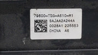 2017-2018 Honda Civic Climate Control Module Temperature AC/Heater Replacement P/N:79600TGGA610M1 Fits Fits 2017 2018 OEM Us