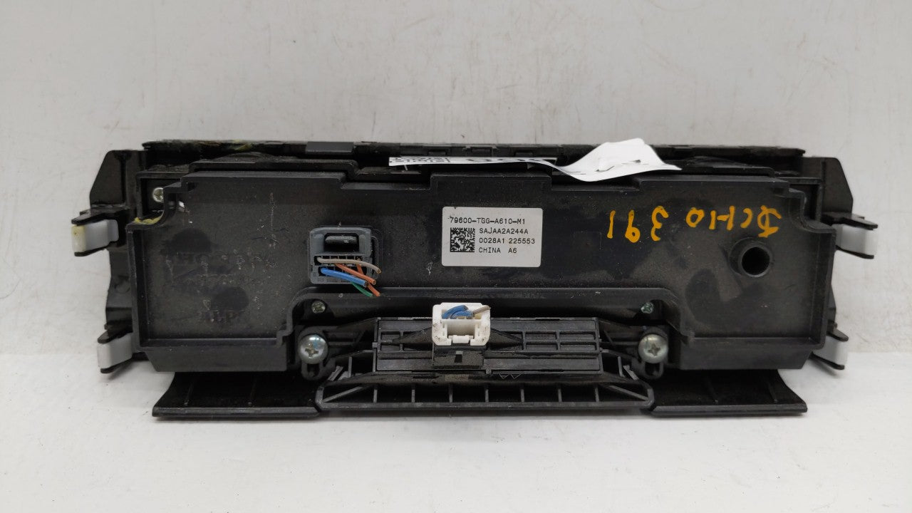 2017-2018 Honda Civic Climate Control Module Temperature AC/Heater Replacement P/N:79600TGGA610M1 Fits Fits 2017 2018 OEM Us