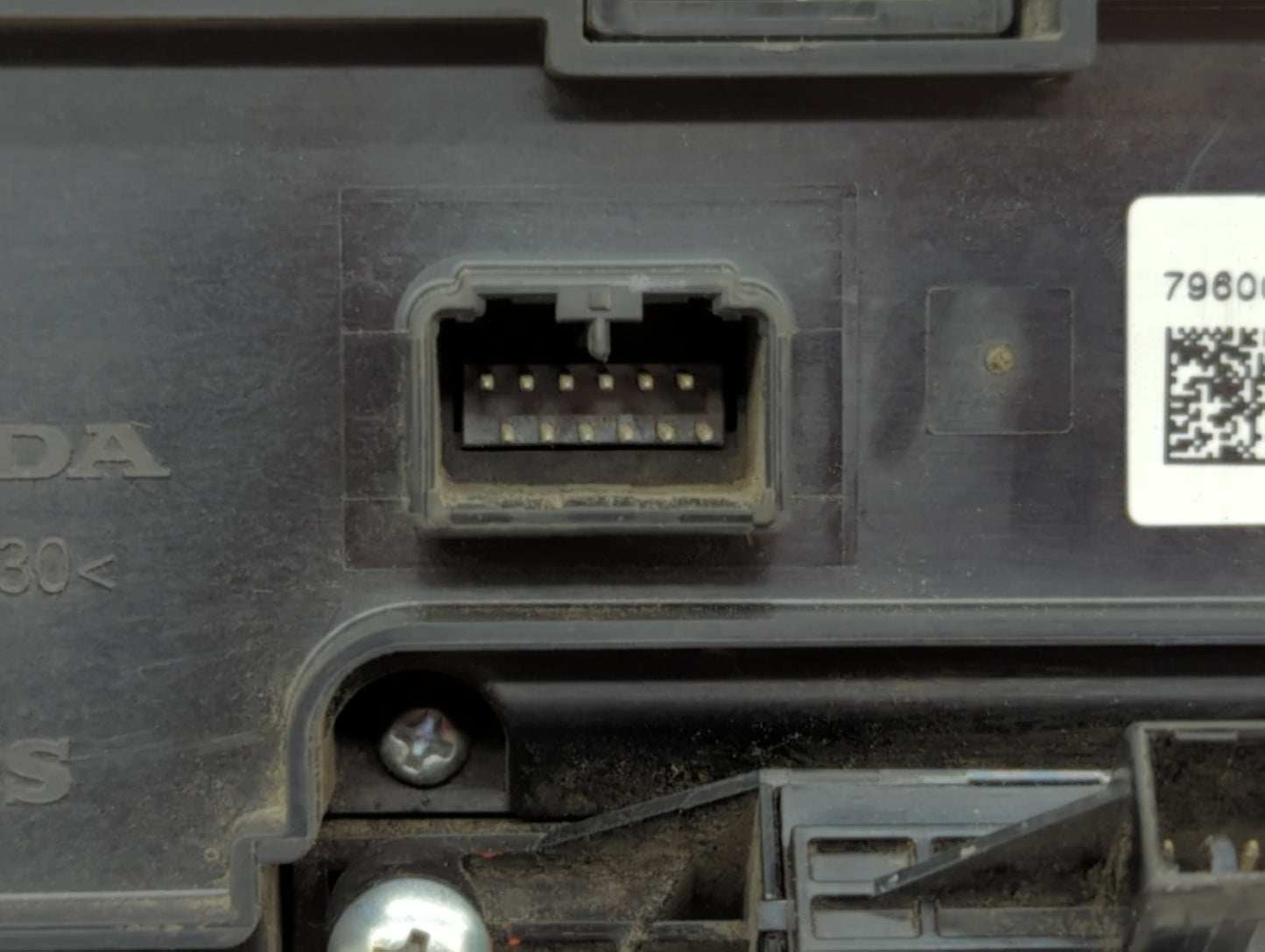 2016-2018 Honda Civic Climate Control Module Temperature AC/Heater Replacement P/N:79600-TGG-A610-M1 79600TGGA610M1 Fits OEM