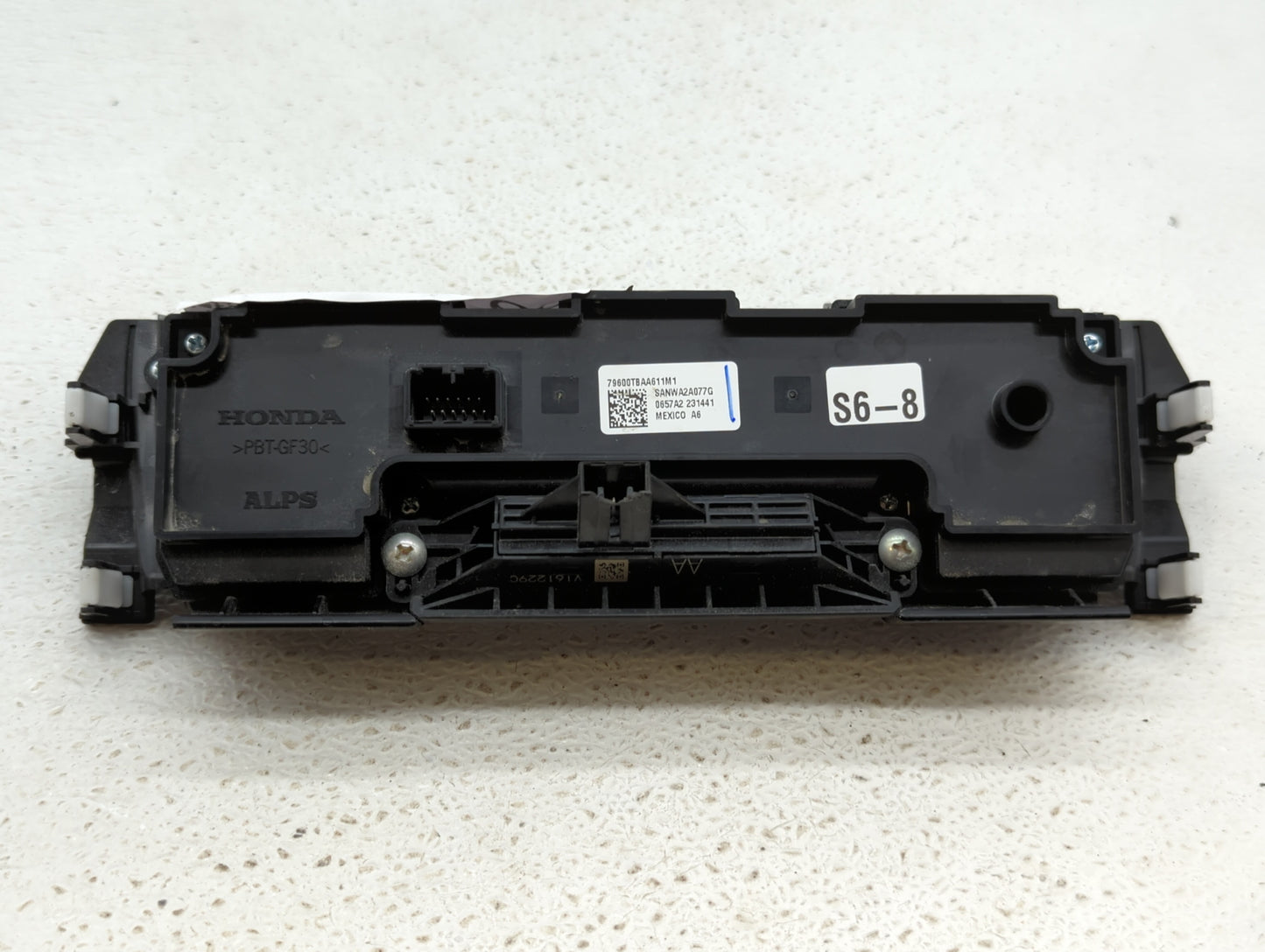 2016-2021 Honda Civic Climate Control Module Temperature AC/Heater Replacement P/N:79600TBAA611M1 79600TBAA112M1 Fits OEM Us