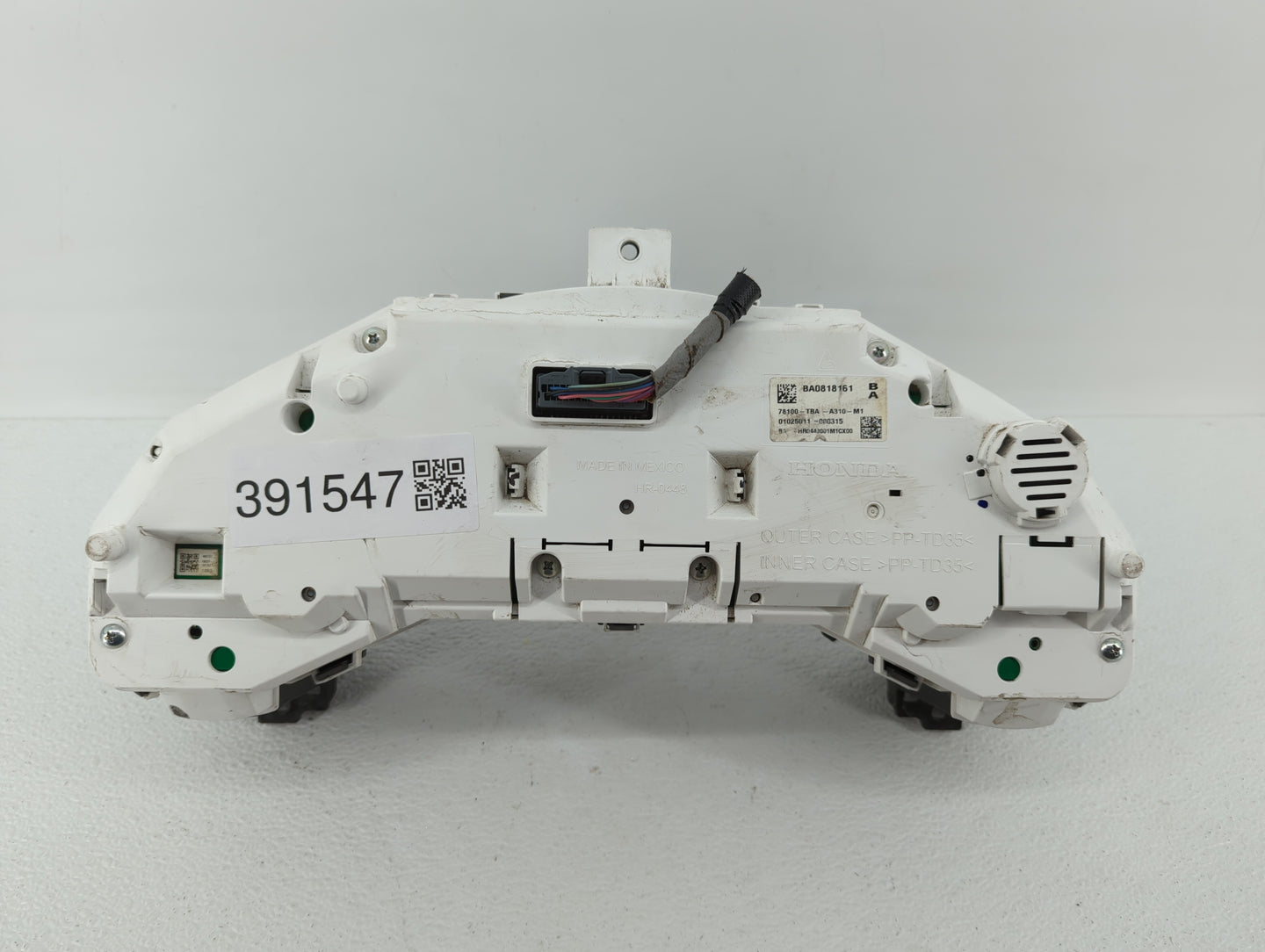 2016-2018 Honda Civic Instrument Cluster Speedometer Gauges P/N:78100-TBA-A310-M1 78100-TBA-A320-M1 Fits Fits 2016 2017 2018