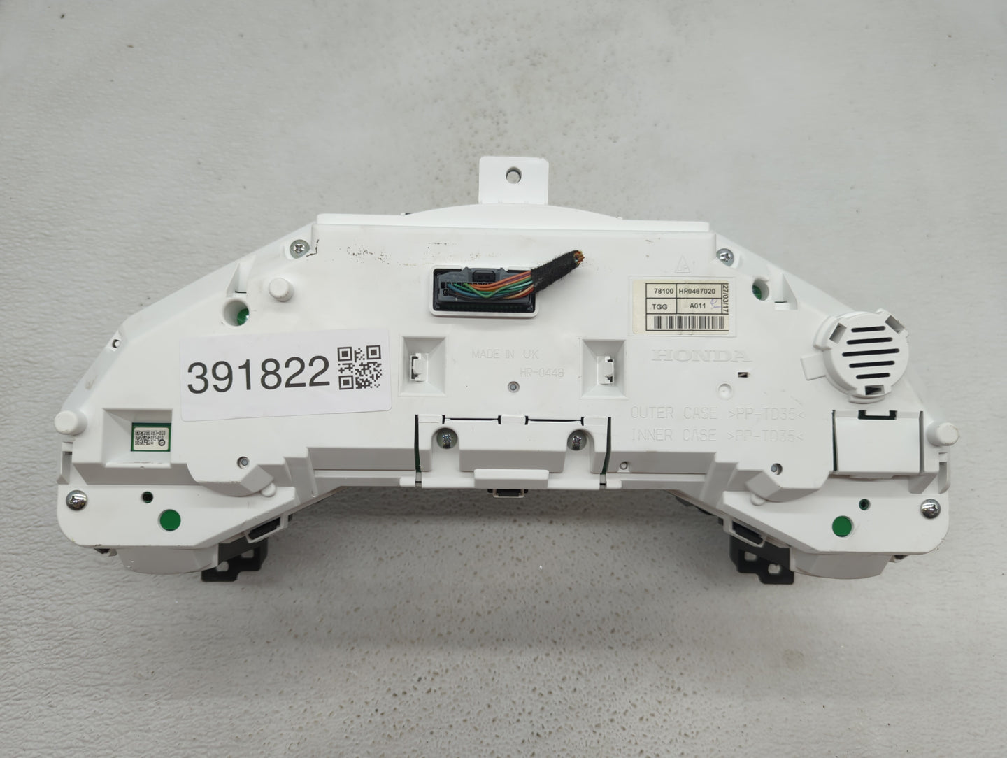 2016-2018 Honda Civic Instrument Cluster Speedometer Gauges P/N:78100-TBA-A310-M1 78100-TBA-A320-M1 Fits Fits 2016 2017 2018