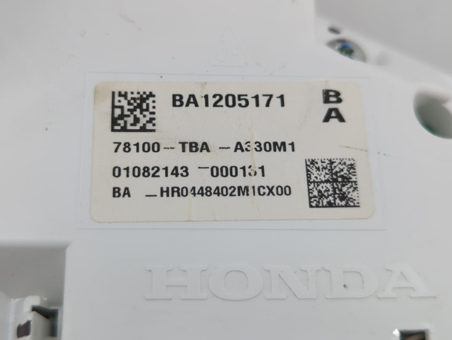 2016-2018 Honda Civic Instrument Cluster Speedometer Gauges P/N:78100-TBA-A310-M1 78100-TBA-A320-M1 Fits Fits 2016 2017 2018