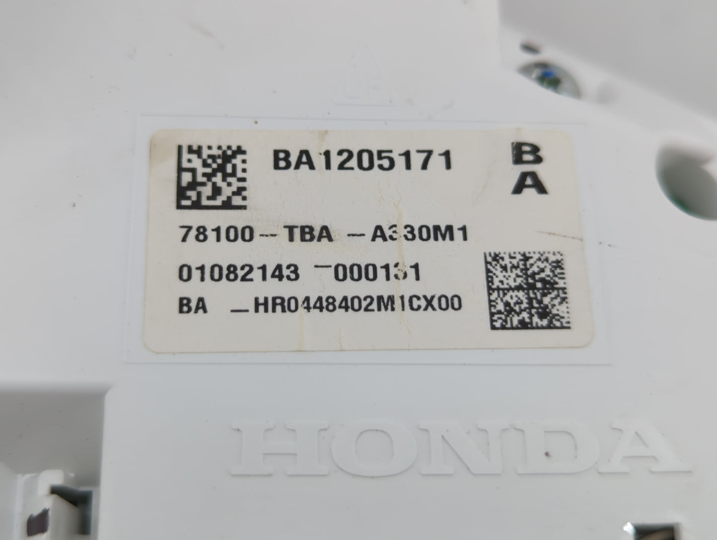 2016-2018 Honda Civic Instrument Cluster Speedometer Gauges P/N:78100-TBA-A310-M1 78100-TBA-A320-M1 Fits Fits 2016 2017 2018