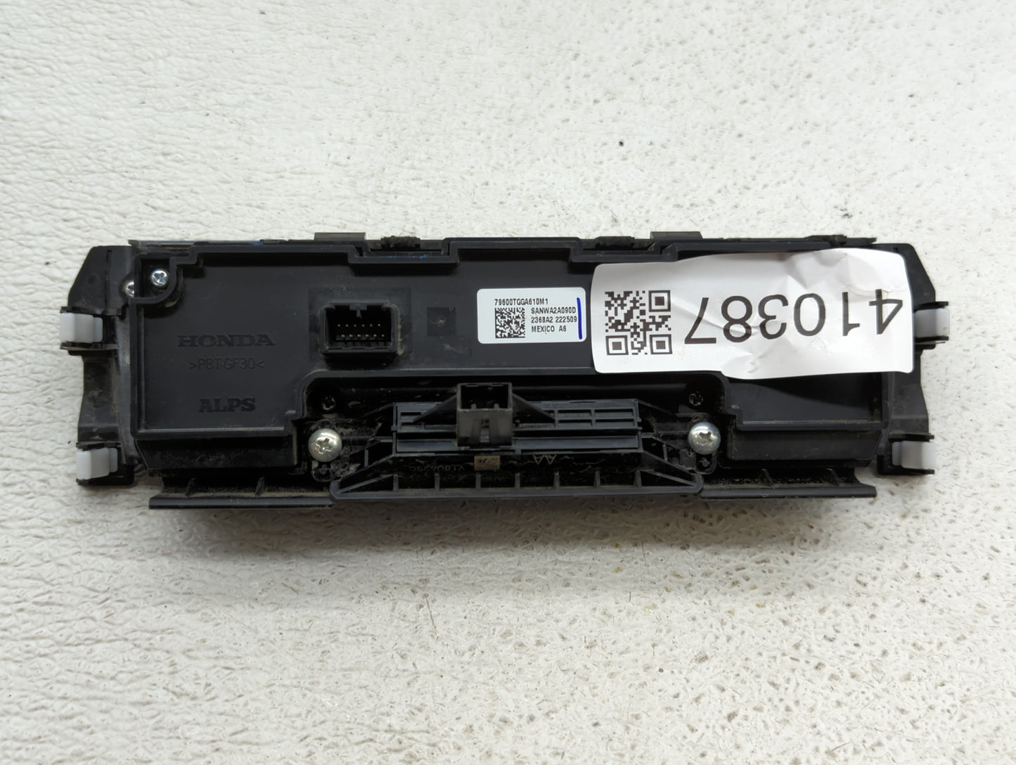 2016-2021 Honda Civic Climate Control Module Temperature AC/Heater Replacement P/N:79600TGGA610M1 79600TBAA332M1 Fits OEM Us