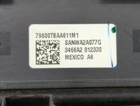 2016-2018 Honda Civic Climate Control Module Temperature AC/Heater Replacement P/N:79600-TBA-A611-M1 79600-TBA-C410-M1 Fits 