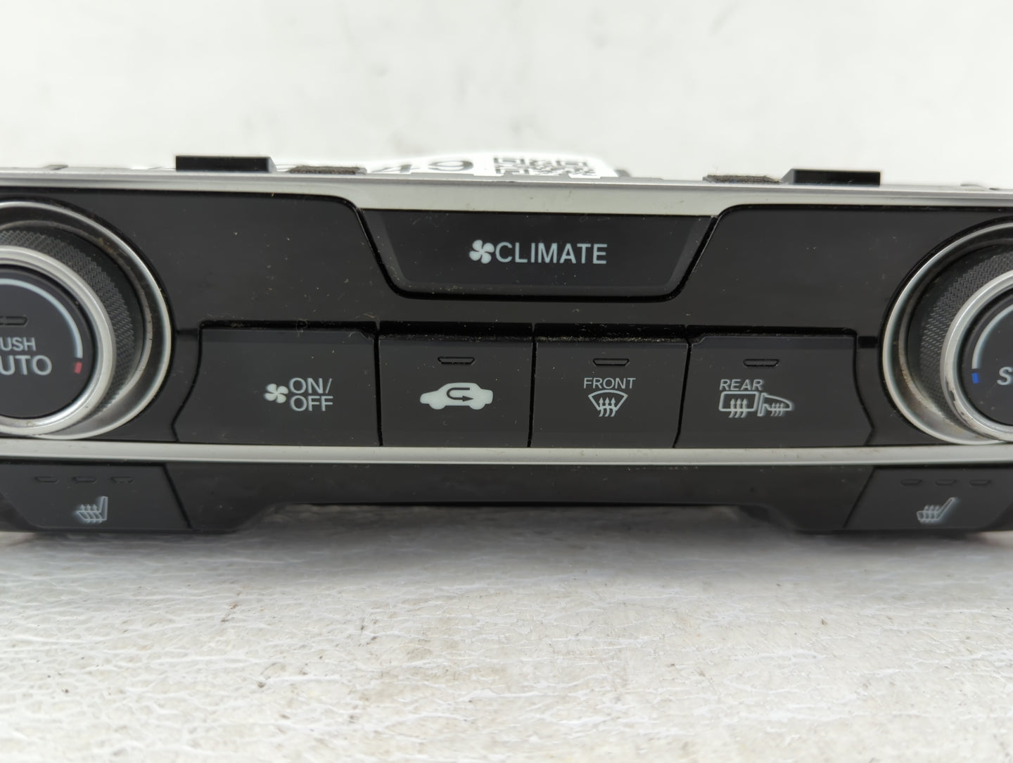 2016-2018 Honda Civic Climate Control Module Temperature AC/Heater Replacement P/N:79600-TBA-A610-M1 79600-TBA-A611-M1 Fits 