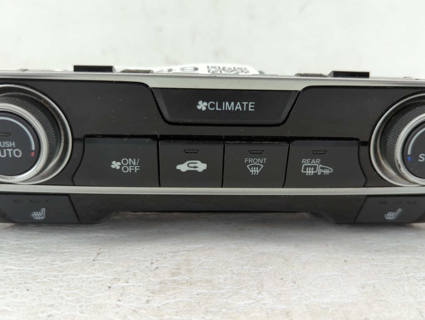 2016-2018 Honda Civic Climate Control Module Temperature AC/Heater Replacement P/N:79600-TBA-A610-M1 79600-TBA-A611-M1 Fits 