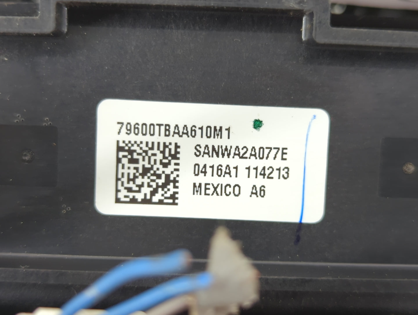 2016-2018 Honda Civic Climate Control Module Temperature AC/Heater Replacement P/N:79600-TBA-A610-M1 79600-TBA-A611-M1 Fits 