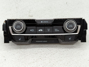 2016-2018 Honda Civic Climate Control Module Temperature AC/Heater Replacement P/N:79600TBAA611M1 79600TBAC411M1 Fits OEM Us