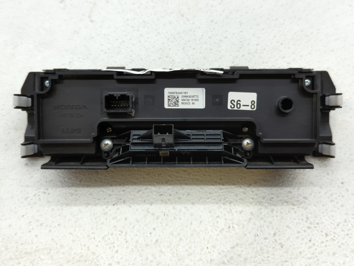 2016-2018 Honda Civic Climate Control Module Temperature AC/Heater Replacement P/N:79600TBAA611M1 79600TBAC411M1 Fits OEM Us
