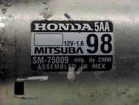 2016-2017 Honda Civic Car Starter Motor Solenoid OEM P/N:SM-75009 Fits Fits 2016 2017 2020 OEM Used Auto Parts - Oemusedauto