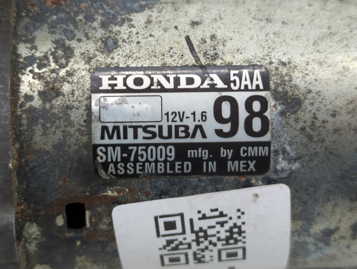2016-2017 Honda Civic Car Starter Motor Solenoid OEM P/N:SM-75009 Fits Fits 2016 2017 2020 OEM Used Auto Parts - Oemusedauto