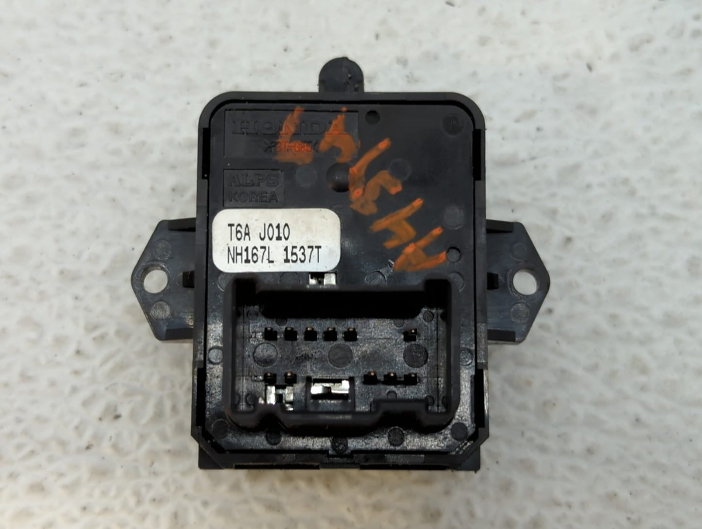 2016-2018 Honda Civic Master Power Window Switch Replacement Driver Side Left P/N:NH167L 1537T Fits Fits 2016 2018 OEM Used 