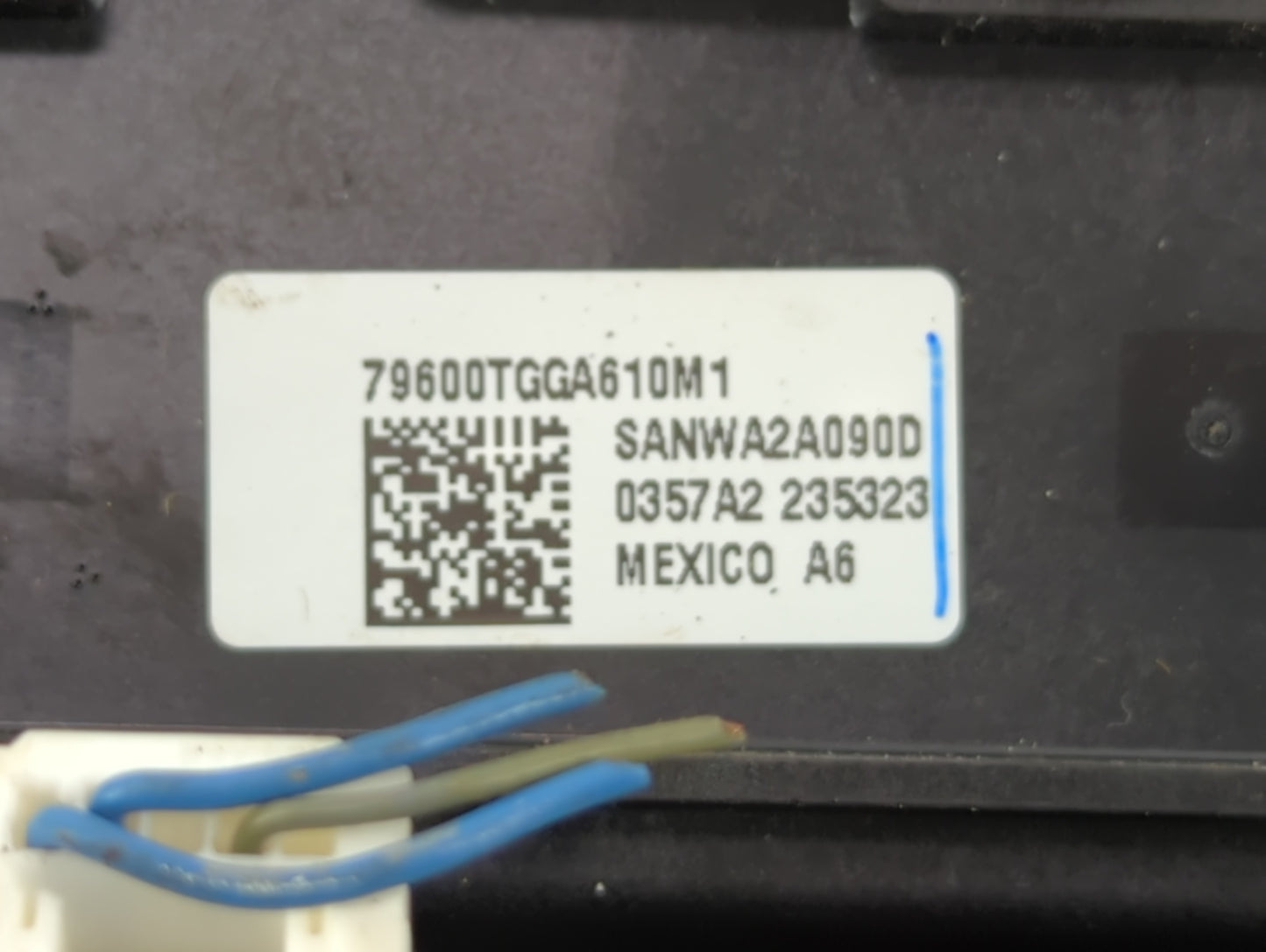 2017-2021 Honda Civic Climate Control Module Temperature AC/Heater Replacement P/N:79600TGGA110M1 Fits OEM Used Auto Parts -