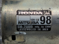 2016-2017 Honda Civic Car Starter Motor Solenoid OEM P/N:SM-75009 Fits Fits 2016 2017 2020 OEM Used Auto Parts - Oemusedauto