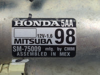 2016-2017 Honda Civic Car Starter Motor Solenoid OEM P/N:SM-75009 Fits Fits 2016 2017 2020 OEM Used Auto Parts - Oemusedauto