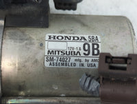 2016-2021 Honda Civic Car Starter Motor Solenoid OEM P/N:SM-74027 Fits Fits 2016 2017 2018 2019 2020 2021 OEM Used Auto Part