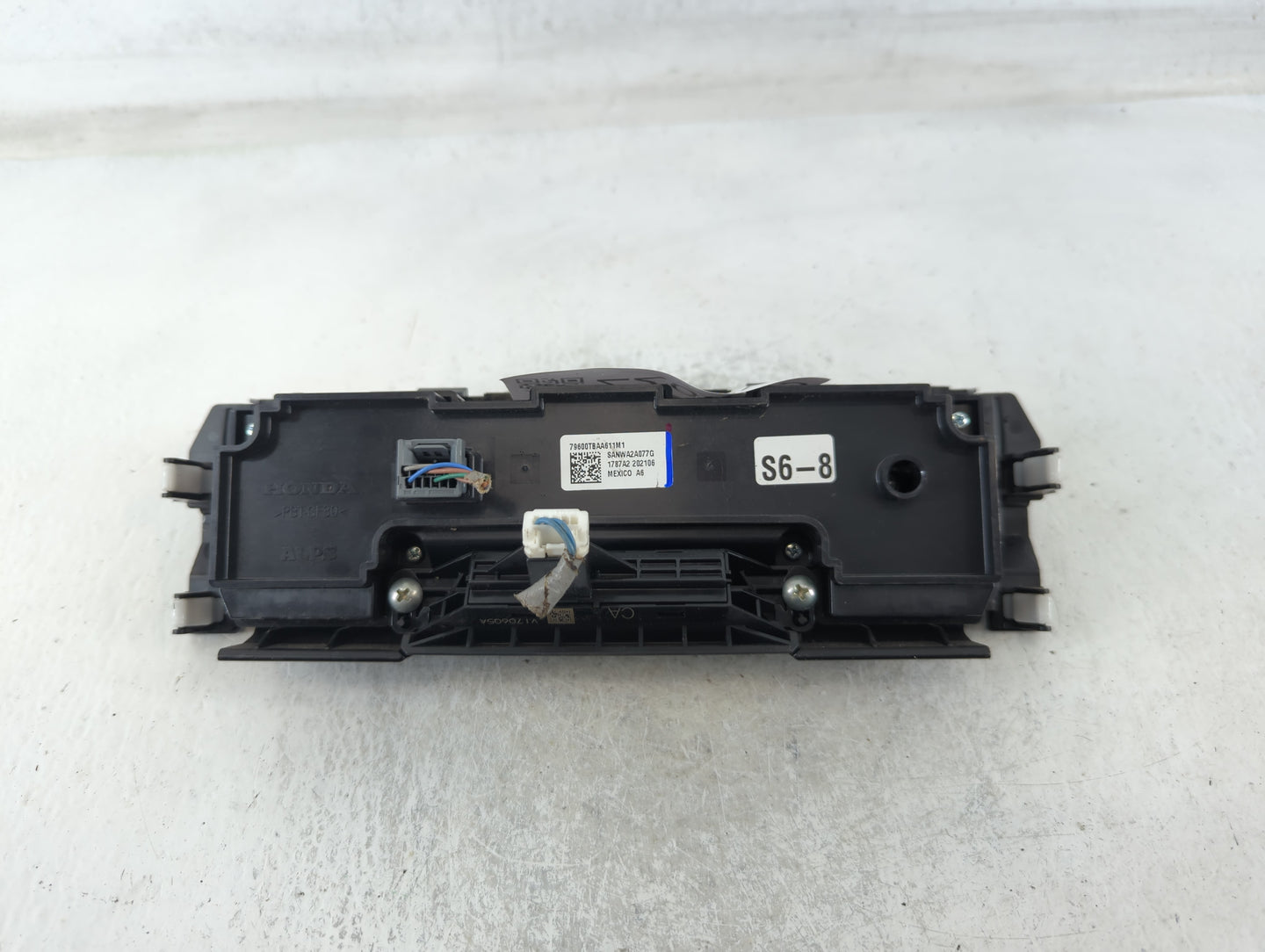 2016-2018 Honda Civic Climate Control Module Temperature AC/Heater Replacement P/N:1707A1 160449 79600TBAA611M1 Fits OEM Use