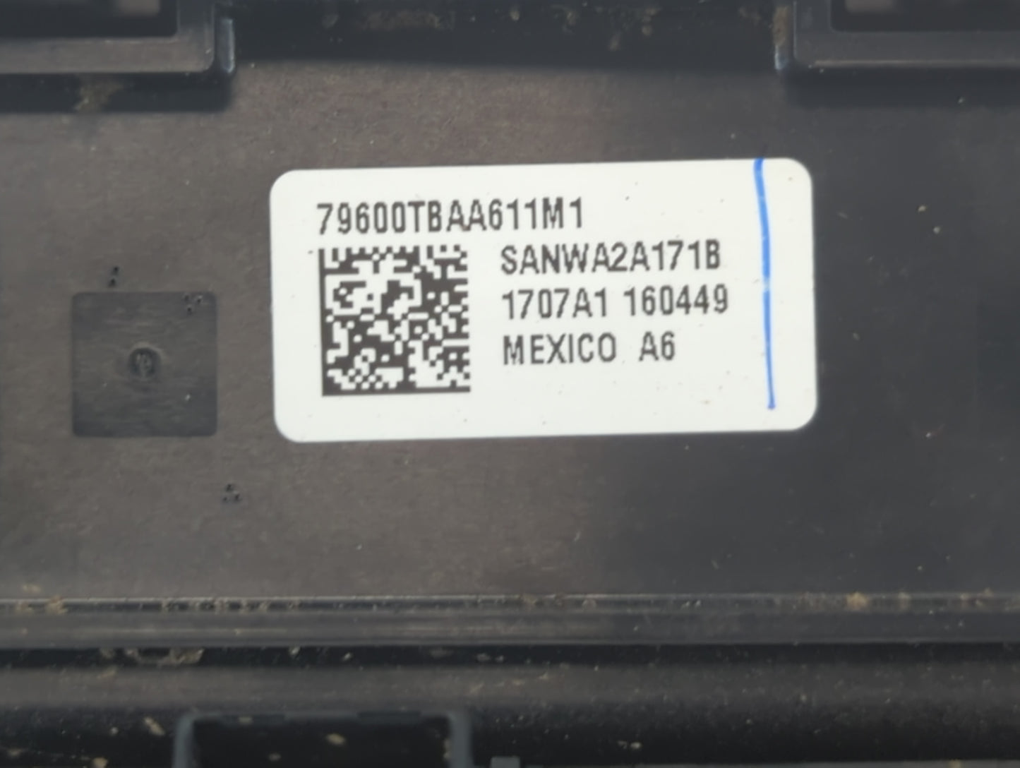 2016-2018 Honda Civic Climate Control Module Temperature AC/Heater Replacement P/N:1707A1 160449 79600TBAA611M1 Fits OEM Use