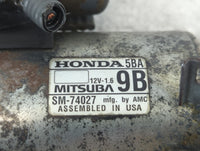 2016-2021 Honda Civic Car Starter Motor Solenoid OEM P/N:SM-74027 Fits Fits 2016 2017 2018 2019 2020 2021 OEM Used Auto Part